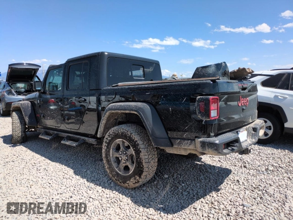 2020 Jeep Gladiator Sport S с VIN 1C6HJTAG1LL158662, выставлен на аукционе Copart как лот 60074745 с пробегом 46 837 миль миль и Списание • Salvage title. История ставок и продаж доступна на DreamBid. Изображение 2.