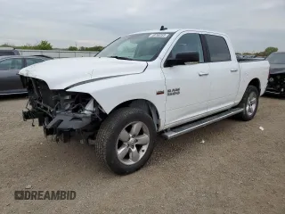 2017 Ram 1500 Big Horn z VIN 3C6RR7LT3HG784703, wystawiony jako Copart lot #49700353 z przebiegiem 19 619 mil mil oraz Szkoda całkowita • Salvage title. Historia ofert i sprzedaży dostępna na DreamBid. Obrazek 1.