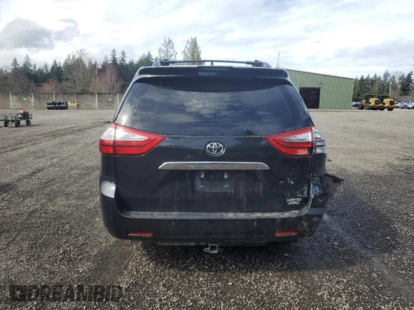 2018 Toyota Sienna XLE with VIN 5TDDZ3DC5JS203056, listed as a Copart auction lot 50611015 with 225,584 mi miles and Salvage Title. Bid and sale history available at carsss.com. Image 6.