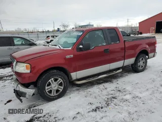 2007 Ford F-150 STX with VIN 1FTRX12W87FA28954, listed as a Copart auction lot 87835425 with 208,035 mi miles and Salvage title. Bid and sale history available at DreamBid. Image 1.