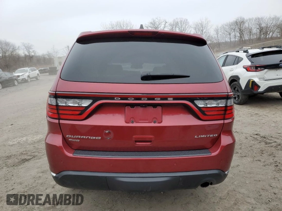 2015 Dodge Durango Limited with VIN 1C4RDJDG5FC843725, listed as a Copart auction lot 87300144 with 123,782 mi miles and Non Repairable. Bid and sale history available at carsss.com. Image 6.