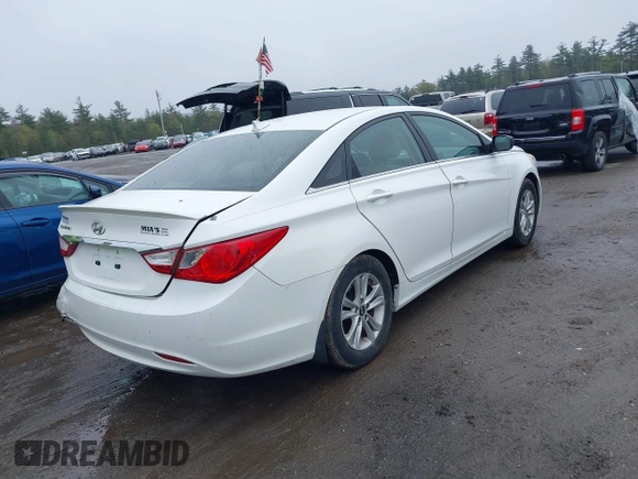 2013 Hyundai Sonata GLS with VIN 5NPEB4AC8DH802790, listed as a IAAI auction lot 42193414 with 198,592 mi miles and . Bid and sale history available at DreamBid. Image 4.