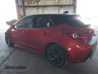 2023 Toyota Corolla Hatchback XSE with VIN JTNC4MBE8P3205927, listed as a Copart auction lot 67418544 with 19,260 mi miles and Salvage Title. Bid and sale history available at carsss.com. Image 2.