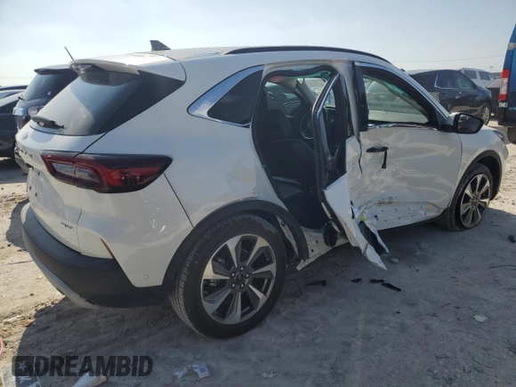 2024 Ford Escape Platinum with VIN 1FMCU9JAXRUA33229, listed as a Copart auction lot 44464685 with 5,431 mi miles and Salvage Title. Bid and sale history available at DreamBid. Image 3.
