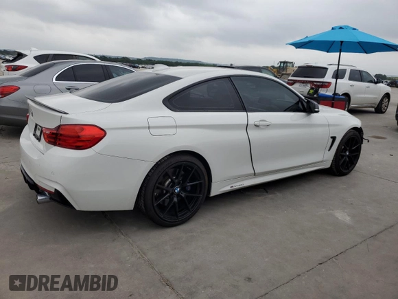 2017 BMW 4 Series 440i with VIN WBA4P1C56HK522557, listed as a Copart auction lot 53156574 with 52,073 mi miles and Salvage Title. Bid and sale history available at carsss.com. Image 3.