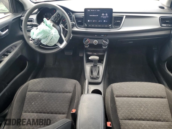 2022 Kia Rio LX with VIN 3KPA24AD3NE468231, listed as a Copart auction lot 49903475 with 62,187 mi miles and Salvage Title. Bid and sale history available at carsss.com. Image 8.