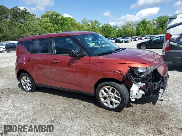 2024 Kia Soul LX with VIN KNDJ23AU2R7909850, listed as a Copart auction lot 52988955 with 25,225 mi miles and Clean Title. Bid and sale history available at carsss.com. Image 4.
