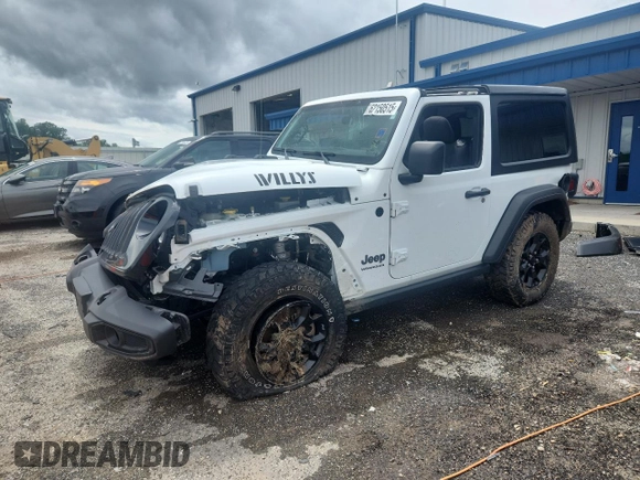2022 Jeep Wrangler Sport with VIN 1C4GJXAN8NW174725, listed as a Copart auction lot 62150515 with 40,026 mi miles and Non repairable. Bid and sale history available at DreamBid. Image 1.