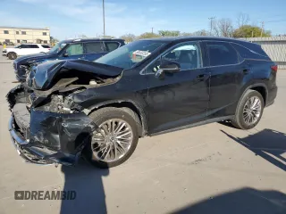 2020 Lexus RX 350L Luxury z VIN JTJJZKEA7L2016287, wystawiony jako Copart lot #50453255 z przebiegiem 58 357 mil mil oraz Szkoda całkowita • Salvage title. Historia ofert i sprzedaży dostępna na DreamBid. Obrazek 1.