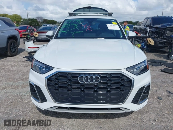 2023 Audi Q5 S line Premium Plus z VIN WA1EAAFY7P2111157, wystawiony jako IAAI lot #41953269 z przebiegiem 14 311 mil mil oraz . Historia ofert i sprzedaży dostępna na DreamBid. Obrazek 13.