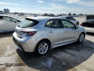 2019 Toyota Corolla Hatchback SE with VIN JTNK4RBE8K3067260, listed as a Copart auction lot 73574394 with 45,907 mi miles and Non Repairable. Bid and sale history available at carsss.com. Image 3.