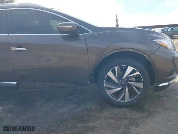 2015 Nissan Murano SL with VIN 5N1AZ2MG1FN228075, listed as a IAAI auction lot 41644582 with 14,164 mi miles. Bid and sale history available at carsss.com. Image 6.