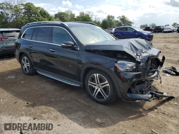 2022 Mercedes-Benz GLS 450 with VIN 4JGFF5KE6NA633453, listed as a Copart auction lot 66924913 with 19,072 mi miles and . Bid and sale history available at DreamBid. Image 4.