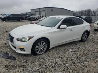 2015 Infiniti Q50 Premium with VIN JN1BV7AR7FM397615, listed as a Copart auction lot 53302205 with 73,738 mi miles and Clean Title. Bid and sale history available at carsss.com. Image 1.
