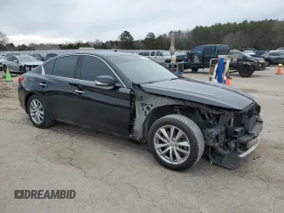2016 Infiniti Q50 Premium with VIN JN1CV7AP7GM203024, listed as a Copart auction lot 88680715 with 163,922 mi miles and Salvage Title. Bid and sale history available at DreamBid. Image 4.