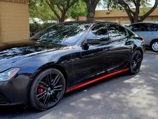2017 Maserati Ghibli S Q4 with VIN ZAM57RTL9H1242671, listed as a Copart auction lot 52591933 with 50,450 mi miles. Bid and sale history available at carsss.com. Image 2.