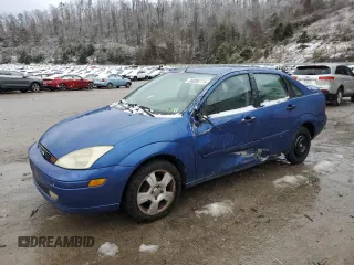 2003 Ford Focus ZTS with VIN 1FAFP38383W243231, listed as a Copart auction lot 86895774 with 124,322 mi miles and Salvage Title. Bid and sale history available at carsss.com. Image 1.