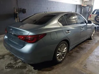 2019 Infiniti Q50 Luxe with VIN JN1EV7AR8KM591111, listed as a IAAI auction lot 41773860 with 87,027 mi miles and . Bid and sale history available at carsss.com. Image 4.