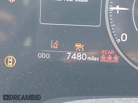 2024 Lexus RX with VIN JTJCHMAA3R2018477, listed as a IAAI auction lot 41738156 with 7,480 mi miles. Bid and sale history available at carsss.com. Image 16.