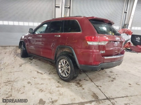 2014 Jeep Grand Cherokee Limited with VIN 1C4RJFBG0EC227065, listed as a IAAI auction lot 41611716 with 106,800 mi miles. Bid and sale history available at carsss.com. Image 3.