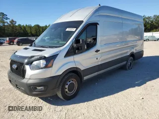 2021 Ford Transit Cargo with VIN 1FTBW3X86MKA61335, listed as a Copart auction lot 75558524 with 133,015 mi miles and Salvage Title. Bid and sale history available at carsss.com. Image 1.