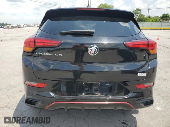 2023 Buick Encore GX Select with VIN KL4MMDS27PB089327, listed as a Copart auction lot 63693305 with 14,290 mi miles and Salvage title. Bid and sale history available at DreamBid. Image 6.