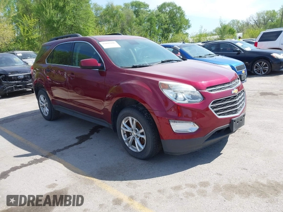 2017 Chevrolet Equinox LT with VIN 2GNALCEK3H6246851, listed as a IAAI auction lot 42099106 with 95,921 mi miles. Bid and sale history available at carsss.com. Image 1.