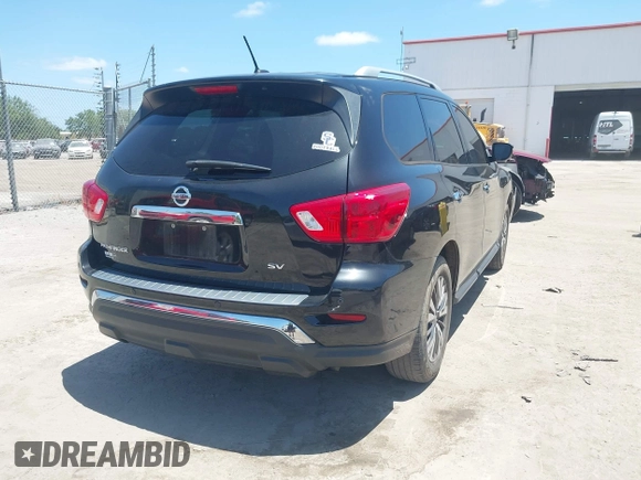 2018 Nissan Pathfinder S with VIN 5N1DR2MN5JC607189, listed as a IAAI auction lot 42146643 with 115,704 mi miles and . Bid and sale history available at DreamBid. Image 4.