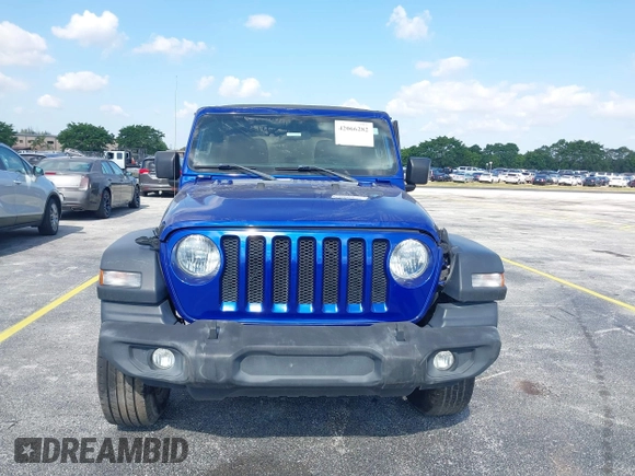 2018 Jeep Wrangler Unlimited Sport z VIN 1C4HJXDNXJW289319, wystawiony jako IAAI lot #42066282 z przebiegiem 76 963 mil mil oraz . Historia ofert i sprzedaży dostępna na DreamBid. Obrazek 11.