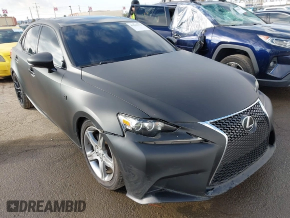 2015 Lexus IS 250 with VIN JTHBF1D29F5081857, listed as a IAAI auction lot 41561173 with 105,168 mi miles and . Bid and sale history available at carsss.com. Image 1.