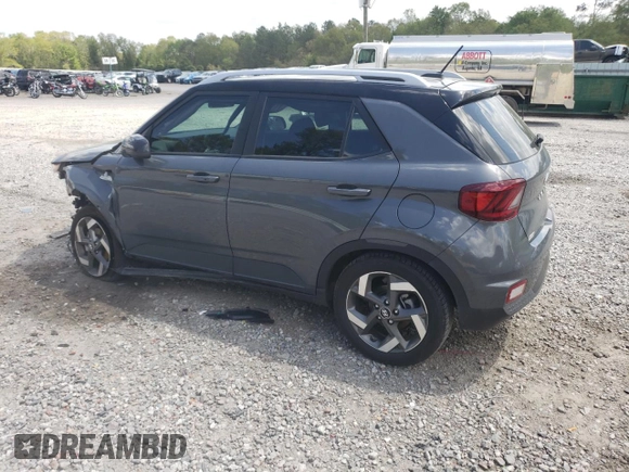 2024 Hyundai Venue Limited with VIN KMHRC8A39RU328167, listed as a Copart auction lot 51898845 with 4,256 mi miles and Salvage Title. Bid and sale history available at DreamBid. Image 2.