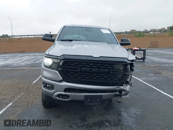 2022 Ram 1500 Big Horn with VIN 1C6RREMT2NN246600, listed as a IAAI auction lot 41481247 with 21,162 mi miles. Bid and sale history available at carsss.com. Image 12.