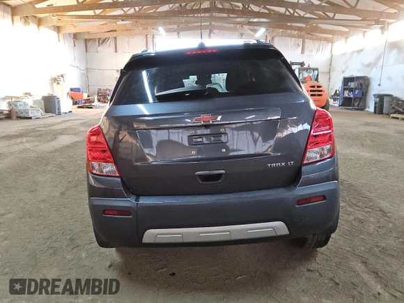 2016 Chevrolet Trax LT with VIN 3GNCJLSBXGL203394, listed as a Copart auction lot 83587684 with 152,493 mi miles and Clean Title. Bid and sale history available at DreamBid. Image 6.
