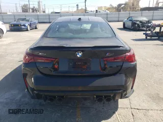 2025 BMW M4 Competition xDrive with VIN WBS33HK09SCS59001, listed as a Copart auction lot 75733354 with 0 mi miles and Salvage Title. Bid and sale history available at carsss.com. Image 6.