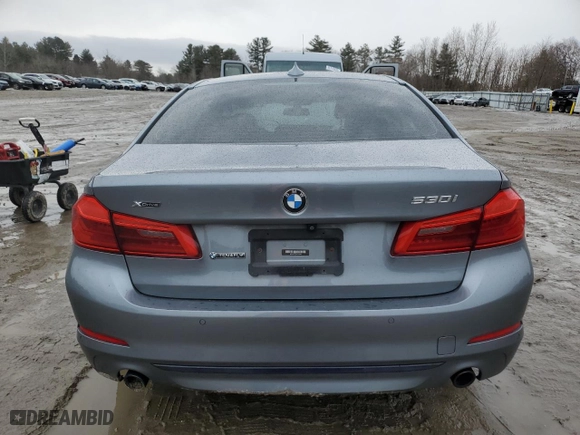 2019 BMW 5 Series 530i xDrive with VIN WBAJA7C59KG910982, listed as a Copart auction lot 47271875 with 0 mi miles and Salvage Title. Bid and sale history available at carsss.com. Image 6.