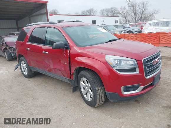 2014 GMC Acadia SLE with VIN 1GKKVPKD6EJ277356, listed as a IAAI auction lot 41716821 with 116,294 mi miles and . Bid and sale history available at carsss.com. Image 1.