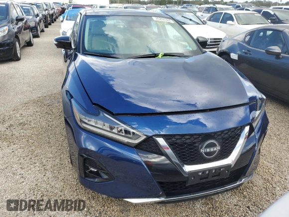 2023 Nissan Maxima Platinum with VIN 1N4AA6FV2PC507939, listed as a Copart auction lot 76200324 with Not provided miles and Non repairable. Bid and sale history available at DreamBid. Image 5.