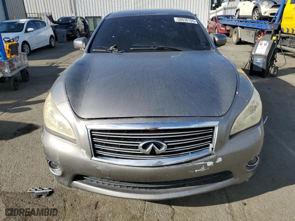 2011 Infiniti M37 with VIN JN1BY1AP7BM320028, listed as a Copart auction lot 50030105 with 196,597 mi miles and Salvage Title. Bid and sale history available at carsss.com. Image 5.