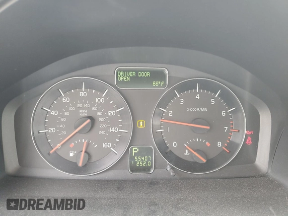 2008 Volvo C30 Version 1.0 with VIN YV1MK672082047030, listed as a Copart auction lot 49312215 with 55,407 mi miles and Salvage Title. Bid and sale history available at DreamBid. Image 9.