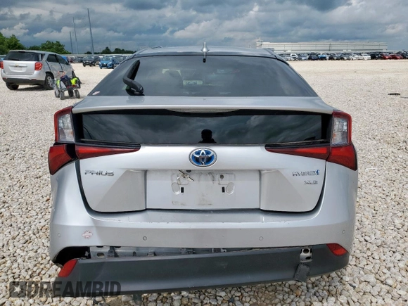 2019 Toyota Prius L Eco z VIN JTDKARFU1K3087896, wystawiony jako Copart lot #58654995 z przebiegiem 41 603 mil mil oraz Szkoda całkowita • Salvage title. Historia ofert i sprzedaży dostępna na DreamBid. Obrazek 6.