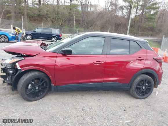 2021 Nissan Kicks SV with VIN 3N1CP5CV2ML534626, listed as a IAAI auction lot 41878089 with 36,606 mi miles. Bid and sale history available at carsss.com. Image 14.