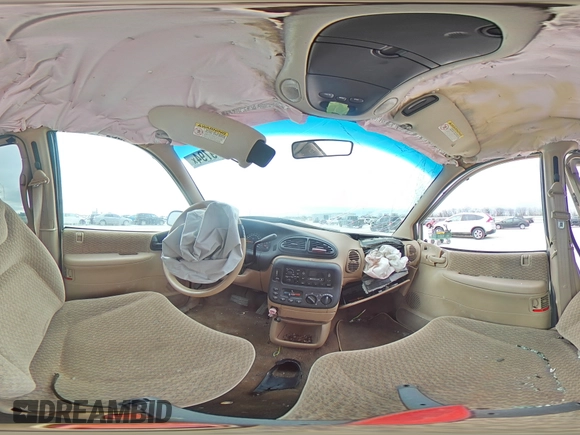 2000 Dodge Caravan SE with VIN 2B4GP44G2YR655543, listed as a Copart auction lot 42619794 with Not Provided miles and Salvage Title. Bid and sale history available at DreamBid. Image 14.