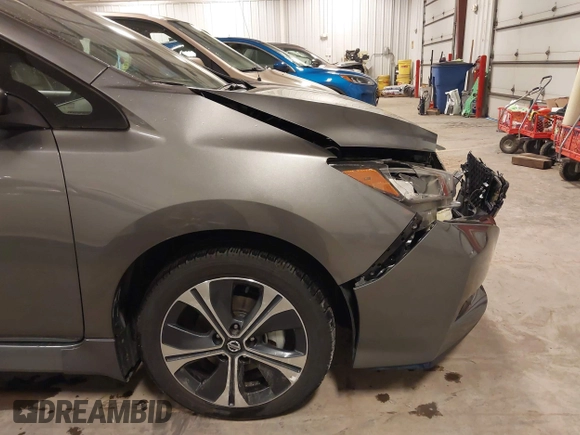 2022 Nissan LEAF SV Plus with VIN 1N4BZ1CV0NC554971, listed as a IAAI auction lot 41348000 with 31,479 mi miles and . Bid and sale history available at DreamBid. Image 19.