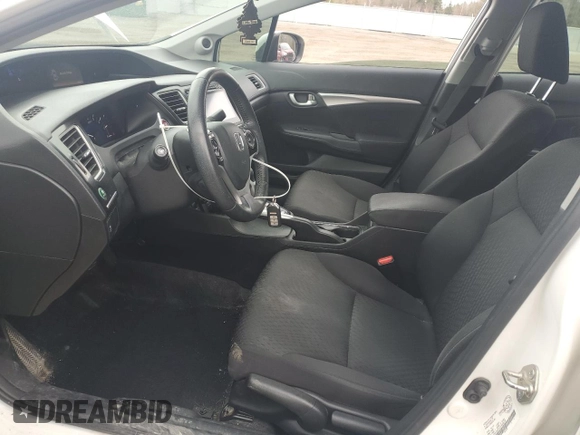 2015 Honda Civic Sedan LX with VIN 2HGFB2F51FH008259, listed as a Copart auction lot 52744535 with 121,247 mi miles and Clean Title. Bid and sale history available at carsss.com. Image 7.