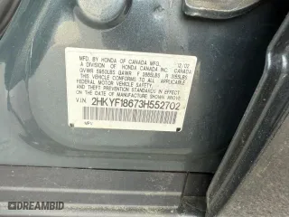 2003 Honda Pilot EX with VIN 2HKYF18673H552702, listed as a Copart auction lot 49175585 with 204,995 mi miles and Clean Title. Bid and sale history available at carsss.com. Image 10.