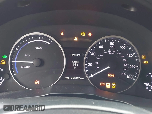 2013 Lexus ES 300h z VIN JTHBW1GG2D2009503, wystawiony jako IAAI lot #42429692 z przebiegiem 265 312 mil mil oraz . Historia ofert i sprzedaży dostępna na DreamBid. Obrazek 7.