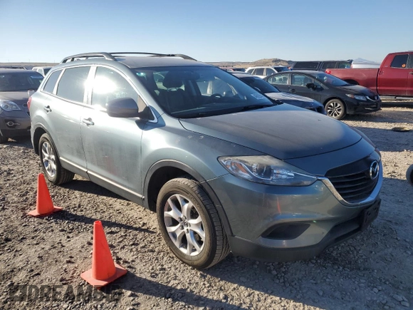 2013 Mazda CX-9 Touring with VIN JM3TB3CV5D0411410, listed as a Copart auction lot 46929045 with 187,526 mi miles and Salvage Title. Bid and sale history available at carsss.com. Image 4.