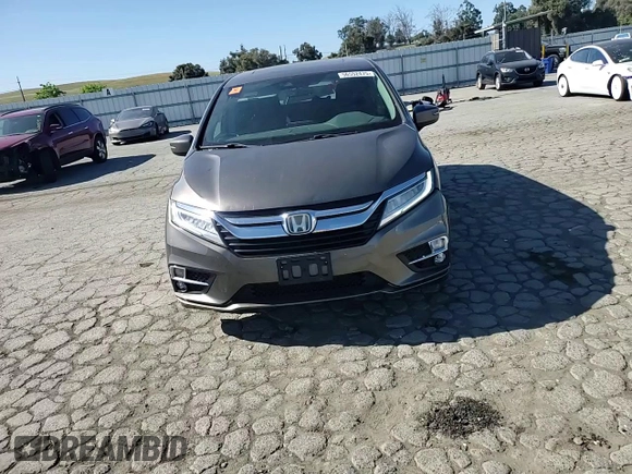2020 Honda Odyssey Elite with VIN 5FNRL6H96LB037046, listed as a Copart auction lot 56552475 with 51,363 mi miles and Salvage title. Bid and sale history available at DreamBid. Image 14.