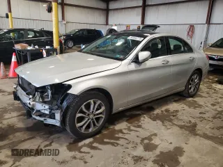 2016 Mercedes-Benz C 300 Luxury with VIN 55SWF4KB0GU101564, listed as a Copart auction lot 55955775 with 122,777 mi miles and Salvage Title. Bid and sale history available at DreamBid. Image 1.