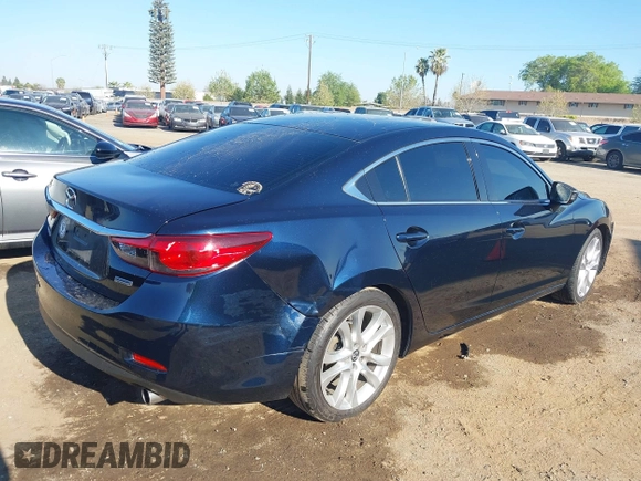2016 Mazda 6 i Touring with VIN JM1GJ1V58G1457729, listed as a IAAI auction lot 41869941 with 159,914 mi miles and . Bid and sale history available at carsss.com. Image 4.